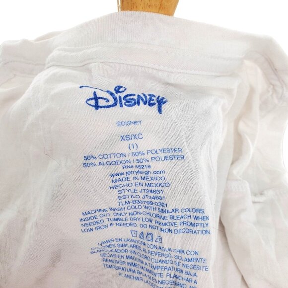 Disney XS Mickey Mouse Shirt Crop Top Short Sleeve 2021 Lightweight Dead Stock - Picture 6 of 6